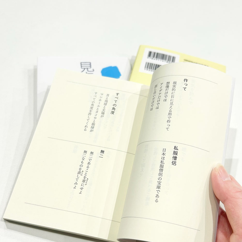 『見事に雲を残さない』中ページの写真